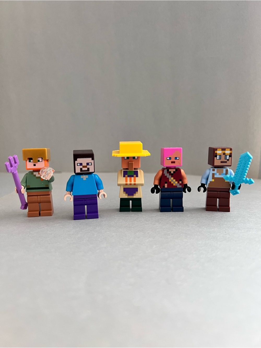 Lego Minecraft Minifigure Bundle